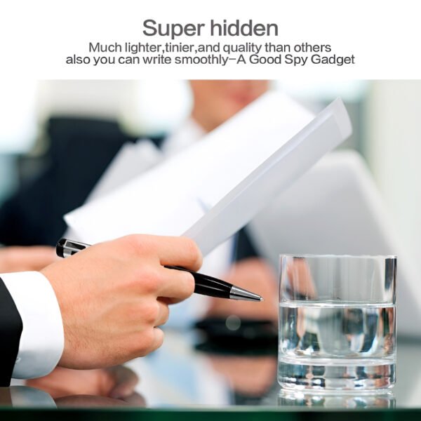 V7 HD Pen Camera with Audio Recording, Motion Detection, Bluetooth Connectivity & 1080p HD Video
