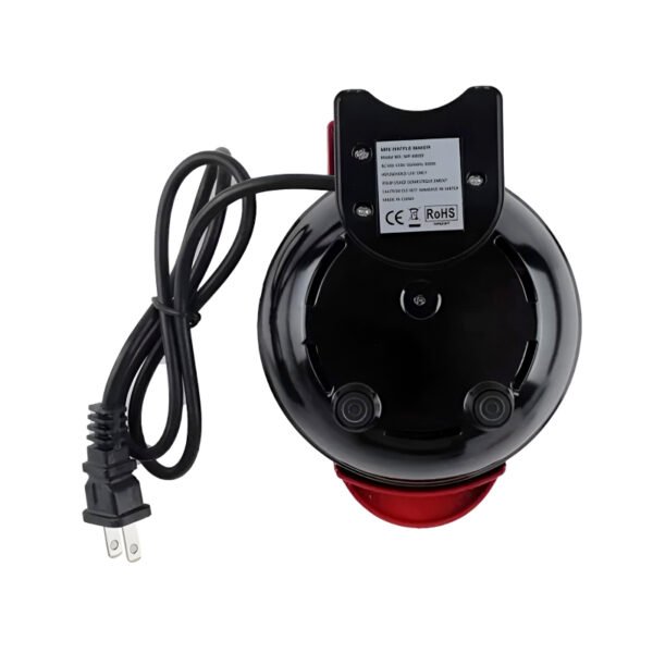 Compact 4-Inch 350W Non-Stick Electric Mini Waffle Maker Machine