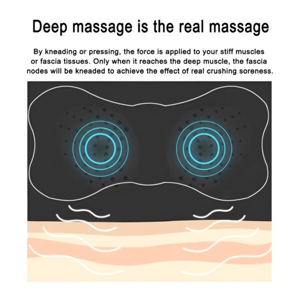 Pack of 2 Mini Electric Massage Sticks – 8 Modes, 19 Intensity Levels, Portable Muscle Relaxation Tool