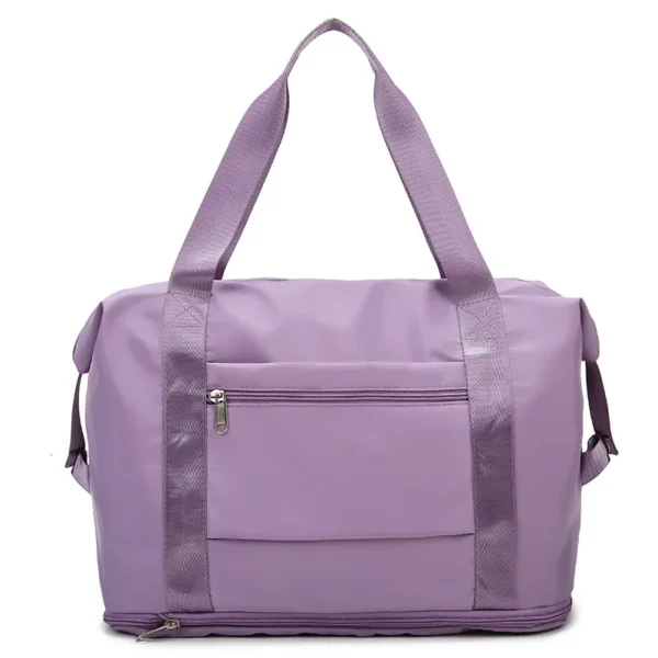 Folding Travel Bag women Shoulder Bags Large Capacity Foldable Women Travel bag ( random colors) (Lc)