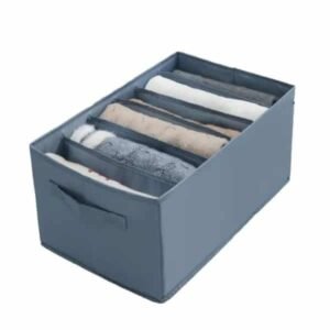 Cart Jeans Organizer 6 Grids Foldable Organize  (random Colors)