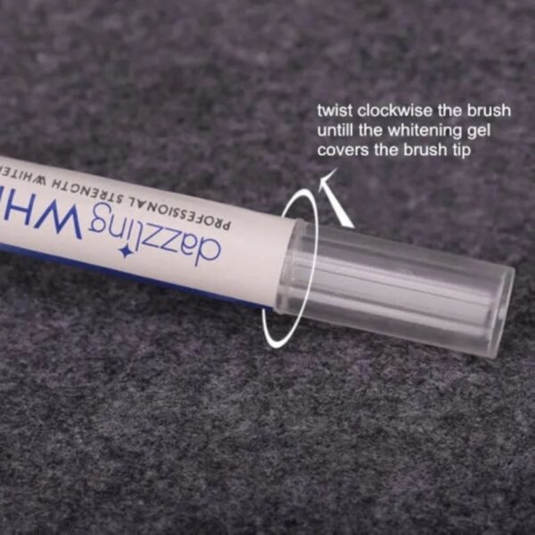 Dazzling White Teeth Whitening Pen - Easy Instant Tooth Bleaching Gel for Stain Removal & Oral Hygiene