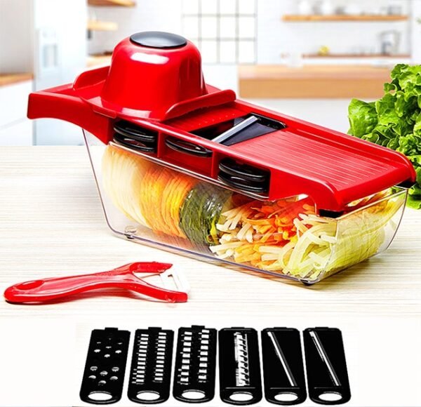 10 in 1 Mandoline Vegetable Slicer Cutter with Box - Image 2