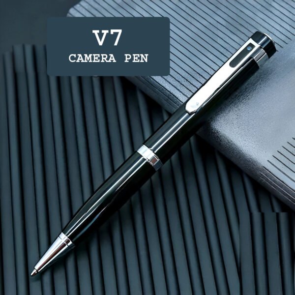 V7 HD Pen Camera with Audio Recording, Motion Detection, Bluetooth Connectivity & 1080p HD Video
