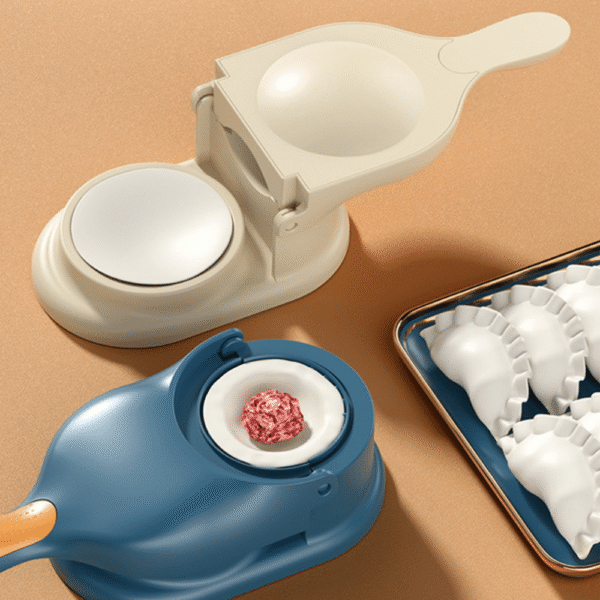 2-in-1 Dumpling Wrapper Tool Food Grade Manual Dumpling Wrapper Mold Labor-saving Baking Pastry Home Kitchen Gadget (random Color) (Lc) - Image 2