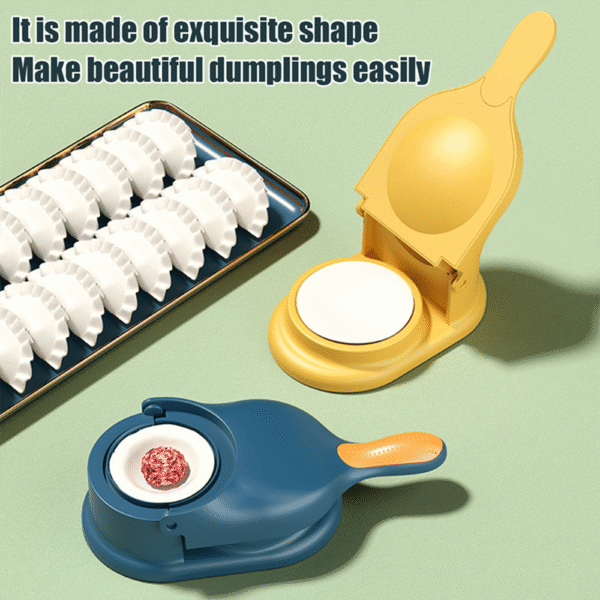 2-in-1 Dumpling Wrapper Tool Food Grade Manual Dumpling Wrapper Mold Labor-saving Baking Pastry Home Kitchen Gadget (random Color) (Lc) - Image 3