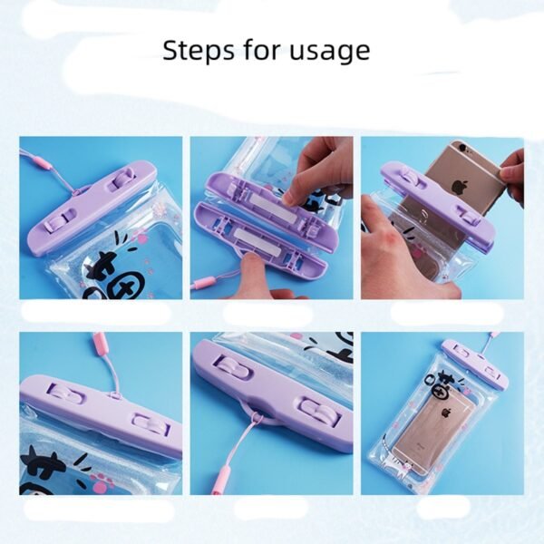 Water proof mobile cover Sealed Waterproof Phone Case For Iphone and andriod - Image 4