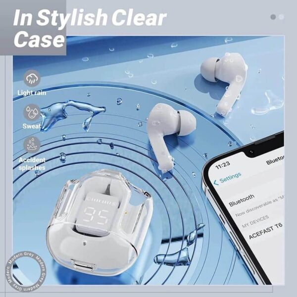 Air 31 TWS Earphone Wireless Bluetooth 5.3 Headphones Sport Gaming Headsets Noise Reduction Earbuds with Mic ( Randon colour) - Image 6