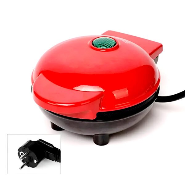 Compact 4-Inch 350W Non-Stick Electric Mini Waffle Maker Machine