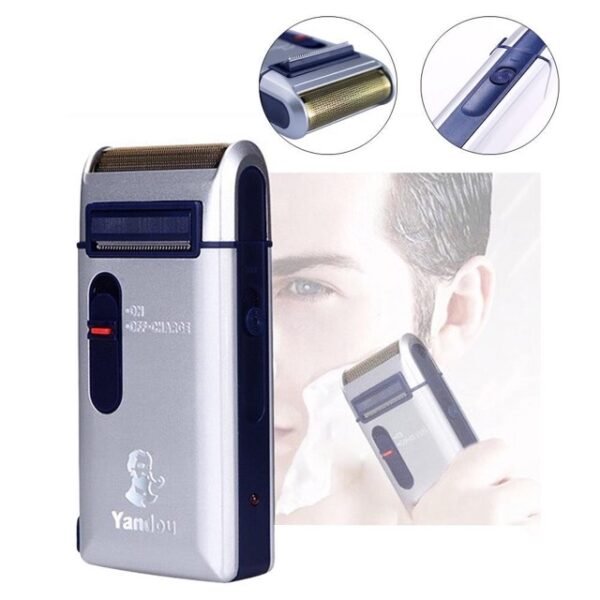 Portable Rechargeable Electric Shaver for Men | Lightweight, Ergonomic, 65-Min Usage
