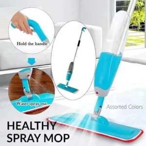 Healthy Spray Mop – Easy-to-Use Water Spray Floor Cleaner with Refill Bottle | Magic Mop & Vacuum Combo