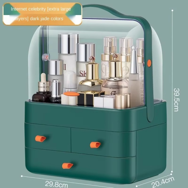Acrylic Cosmetic Organizer with Drawers – Makeup & Skincare Storage (Random Color)