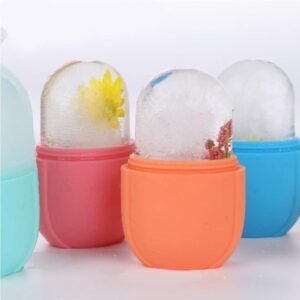Ice Roller – Reusable face massager for glowing skin and tighter pores (Random Color).