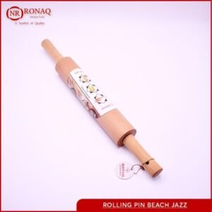 Beech Wood Rolling Pin (Belan) – Premium Quality Wooden Kitchen Tool for Effortless Dough Rolling.