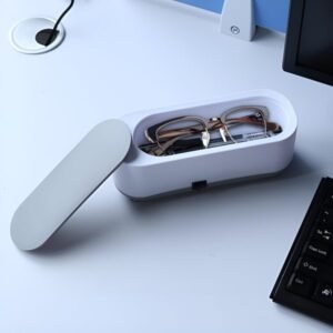 Ultrasonic Cleaner Machine for Jewelry, Watches, Glasses, Rings & Makeup Brushes – Random Color