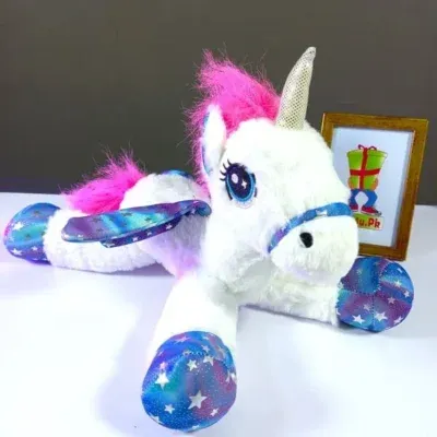 25cm Unicorn Plush Toy – Soft Stuffed Unicorn for Kids and Babies in Random Color