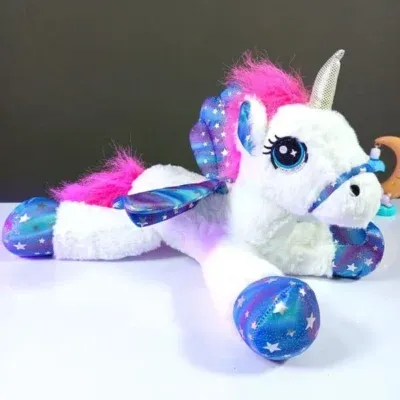 25cm Unicorn Plush Toy – Soft Stuffed Unicorn for Kids and Babies in Random Color