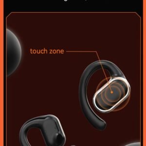 X97 TWS Wireless Earbuds – Open-Ear, Painless Wear, LED Display, Bluetooth 5.3, Random Color.