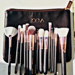 Pack of 12 Zoeva Makeup Brushes with Pouch | Complete Face & Eye Makeup Brush Set